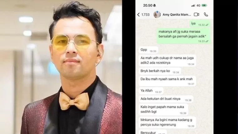 Raffi Ahmad dan tangkapan layar postingan Instagram pribadinya. (Foto: Pinterest/Instagram @raffinagita1717)