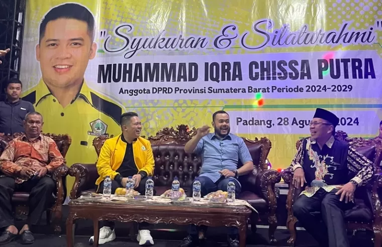 Syukuran Ketua DPD Golkar Kota Padang, Iqra Chissa, Ajak Relawan Dukung Fadly Amran-Maigus Nasir di Pilkada 2024