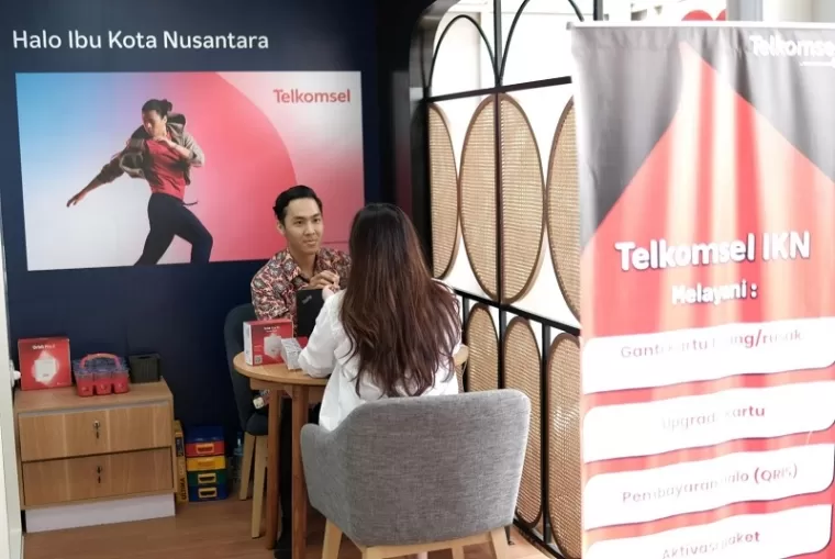 Telkomsel hadirkan GraPARI Nusantara, berikan ragam kebutuhan layanan telekomunikasi unggulan dalam mendukung berbagai aktivitas digital keseharian pelanggan di Ibu Kota Nusantara (IKN). (ist)