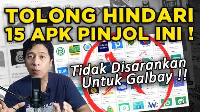 Ilustrasi galbay pinjol.