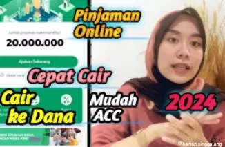 Ilustrasi pinjol cair ke DANA.