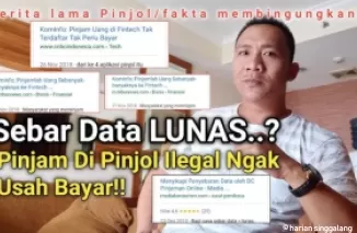 Ilustrasi pinjol ilegal. (Foto: YouTube Solusi Hutang)