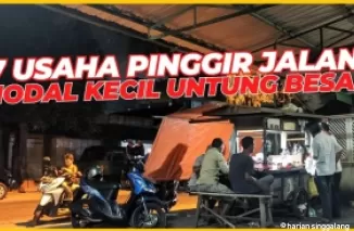 Ilustrasi ide usaha pinggir jalan. (Foto: Kanal YouTube Rekomendasi Usaha)