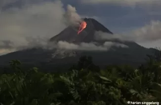 Erupsi Gunung Merapi. (Foto: detik.com)