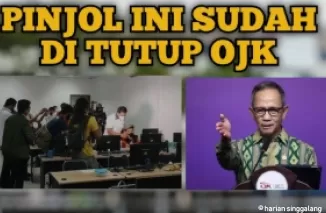 Ilustrasi pinjol ditutup. (Foto: YouTube Kaum Galbay)