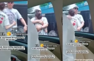 Tangkapan layar video viral di Intagram.(Foto: Tangkapan layar Instagram @elcipaaaaaa_)