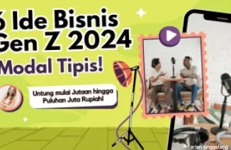 Ilustrasi ide bisnis anak muda 2024. (Foto: Canva)