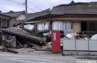 Gempa berkekuatan 7,1 skala ricther mengguncang Jepang pada Kamis, 8 Agustus 2024. (Foto: detik.com)