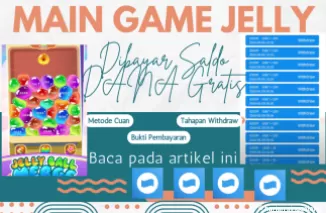 Ilustrasi Aplikasi Penghasil Uang, Jelly Ball Merge (foto: Youtuber Jadi Berkah/Playstore/Canva)