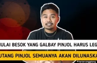 Ilustrasi galbay pinjol.