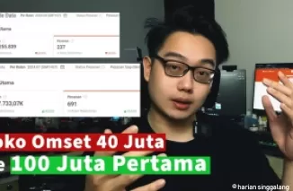 Ilustrasi tips meningkatkan penjualan di Shopee.(Foto: kanal Youtube Rio Gandhi)