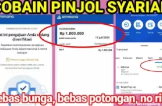 Ilustrasi pinjol syariah. (Foto: YouTube Go Vlog)