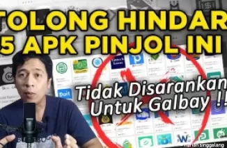 Ilustrasi galbay pinjol.