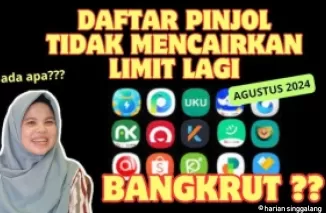 Ilustrasi pinjol yang tidak mencairkan limit.