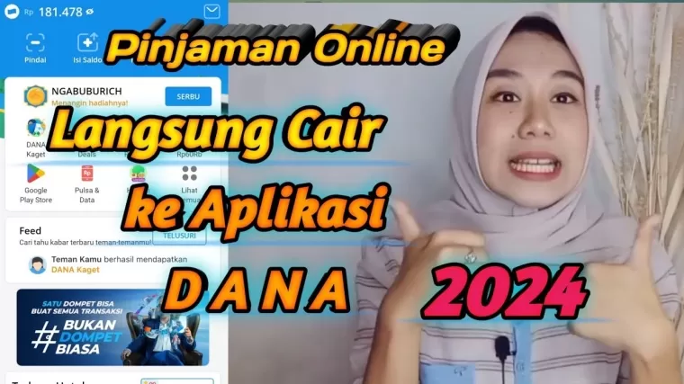 Pinjol langsung cair ke DANA. (Foto: YouTube RP Project)