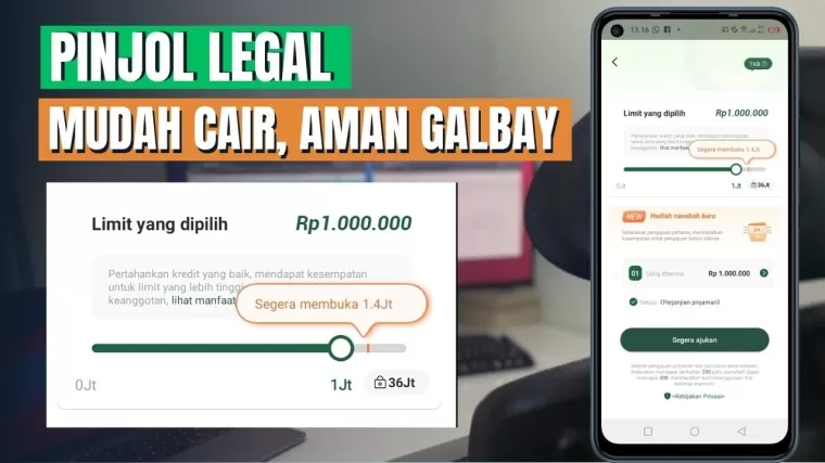 Ilustrasi pinjol mudah cair.