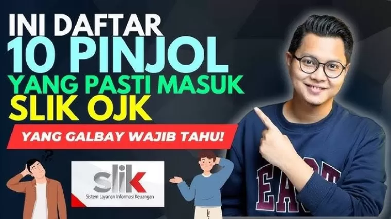 Pinjol yang masuk Slik OJK.