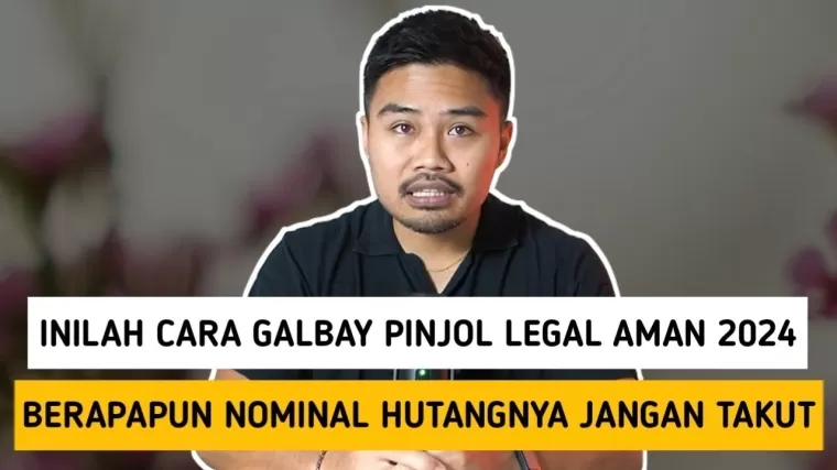 Cara aman galbay pinjol. (Foto: YouTube Kocheng Hoki)