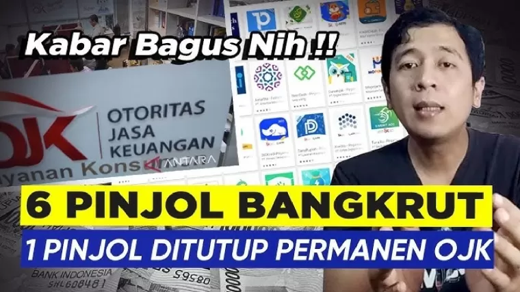 Ilustrasi pinjol bangkrut.