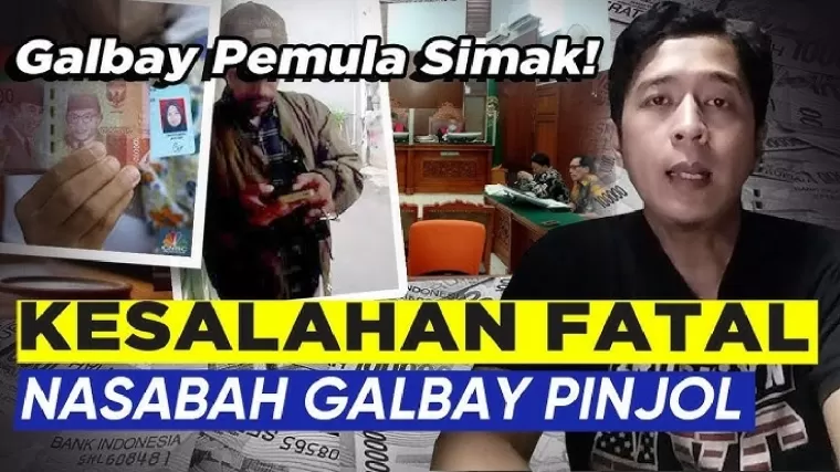 Ilustrasi galbay pinjol.