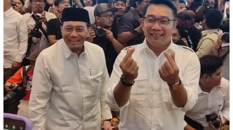 Ridwan Kamil dan Suswono. (Foto: Tribun)