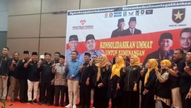 Titip Sejumlah Program, Partai Ummat Resmi Dukung Mahyeldi-Vasco di Pilkada 2024