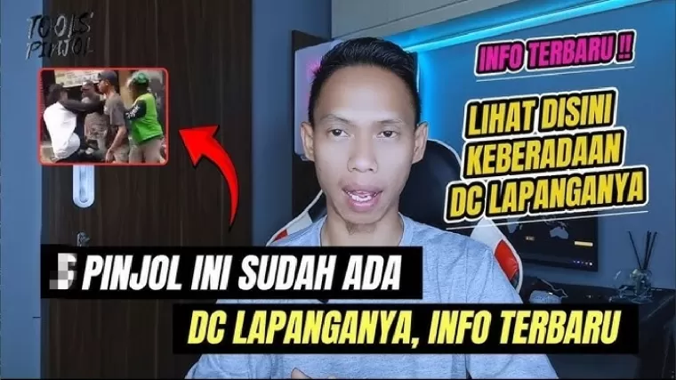 Ilustrasi pinjol ada DC lapangan. (Foto: YouTube Tools Pinjol)