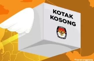 Ilustrasi kotak kosong. (Foto: KPU)