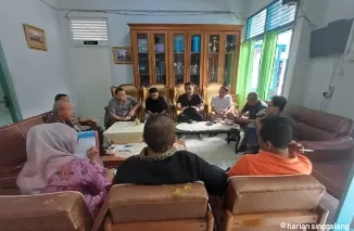 Calon Wakil Gubernur Provinsi Sumatera Barat Vasko Ruseimy mengunjungi dan bersilaturahmi ke PWI Sumatera Barat, Jumat, 20 September 2024. (ist)