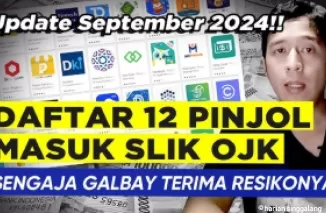 Ilustrasi daftar pinjol masuk Slik OJK.