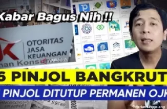 Ilustrasi pinjol bangkrut.