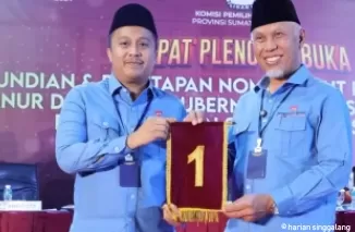 Mahyeldi Cuti Kampanye, Audy Joinaldy Resmi Pimpin Sumbar Selama Tahapan Pilkada 2024