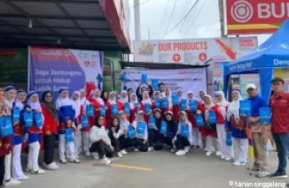 Peringati Hari Jantung Sedunia, Dinkes Bukittinggi Gandeng Entrasol Gelar Senam Jantung