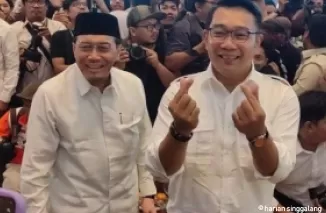 Ridwan Kamil dan Suswono. (Foto: Tribun)