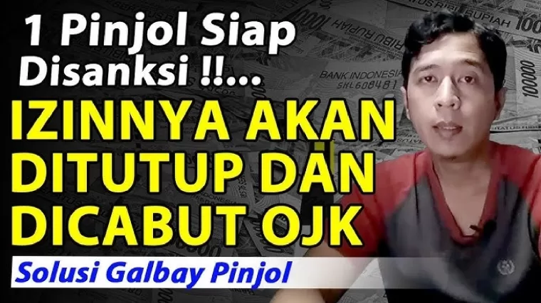 Ilustrasi pinjol OJK.