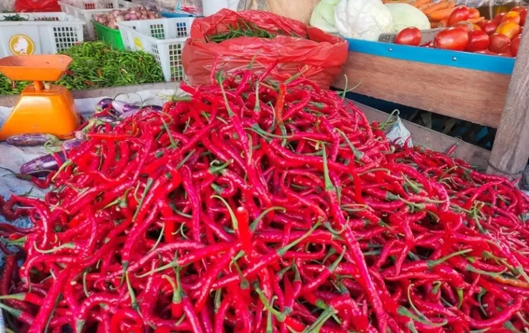 Cabai Merah Naik Jadi Rp34.900 per Kg