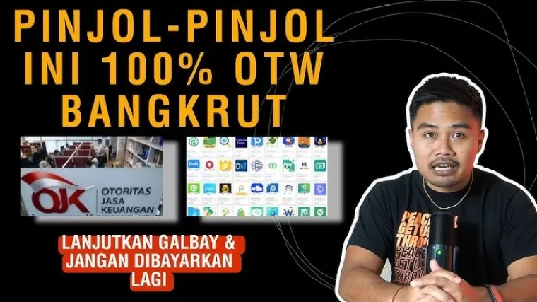 Ilustrasi pinjol bangkrut.