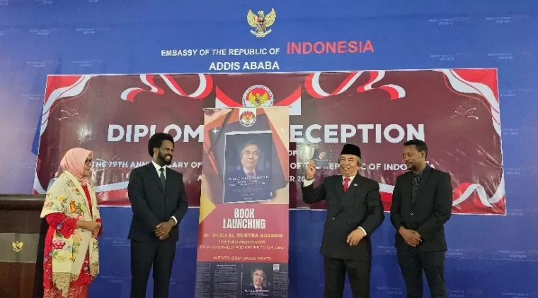 Direktur Jenderal Kementerian Luar Negeri Ethiopia Luncurkan Buku Tentang Duta Besar Al Busyra Basnur