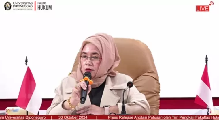 Fakultas Hukum Undip Keluarkan Anotasi dan Minta Mardani H Maming Segera Dibebaskan