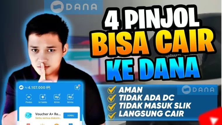 Ilustrasi pinjol cair ke DANA.