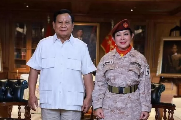 Prabowo dan Titik Soeharto. (Foto: NTVNews)