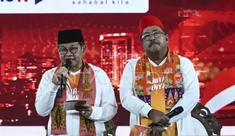 Pramono Anung dan Rano Karno. (Foto: RRI)