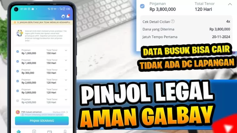 Ilustrasi pinjol langsung cair