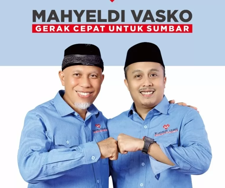 Pasangan Cagub-Cawagub Sumbar, Mahyeldi-Vasko.