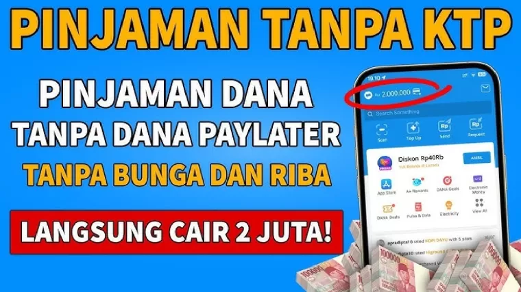 Ilustrasi pinjol langsung cair.