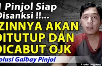 Ilustrasi pinjol OJK.