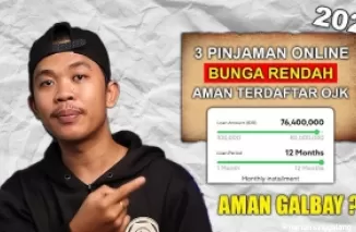 Ilustrasi pinjol bunga rendah.