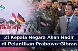 Pelantikan Prabowo. (Foto: YouTube SuaraNTB)