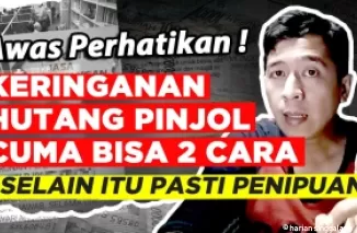 Ilustrasi bayar pinjol.