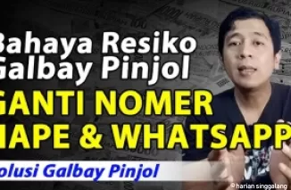 Ilustrasi galbay pinjol.